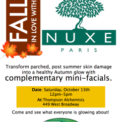 Fall Facials with NUXE